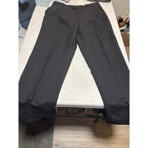 LAUREN RALPH LAUREN Dress Pants 100% Wool Black Green Label ~ 33 X 30
